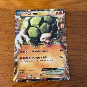 Golem EX Pokémon card